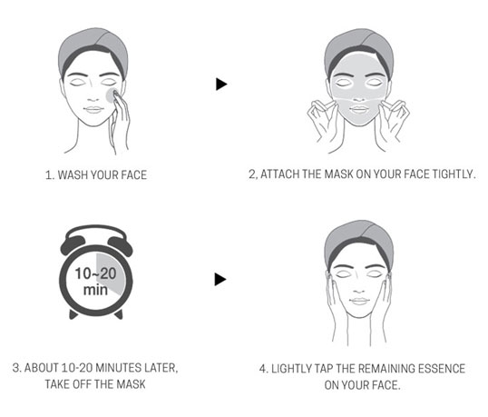How to use Vita Cocktail Foil Mask Aqua