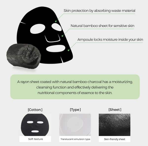 Bamboo Charcoal sheet mask