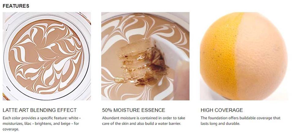 Features of the Dr.Althea Double Serum Balm Foundation