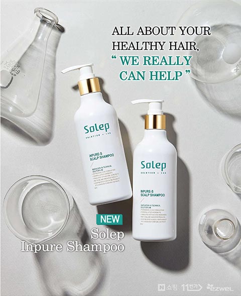 Solep inpure scalp shampoo banner